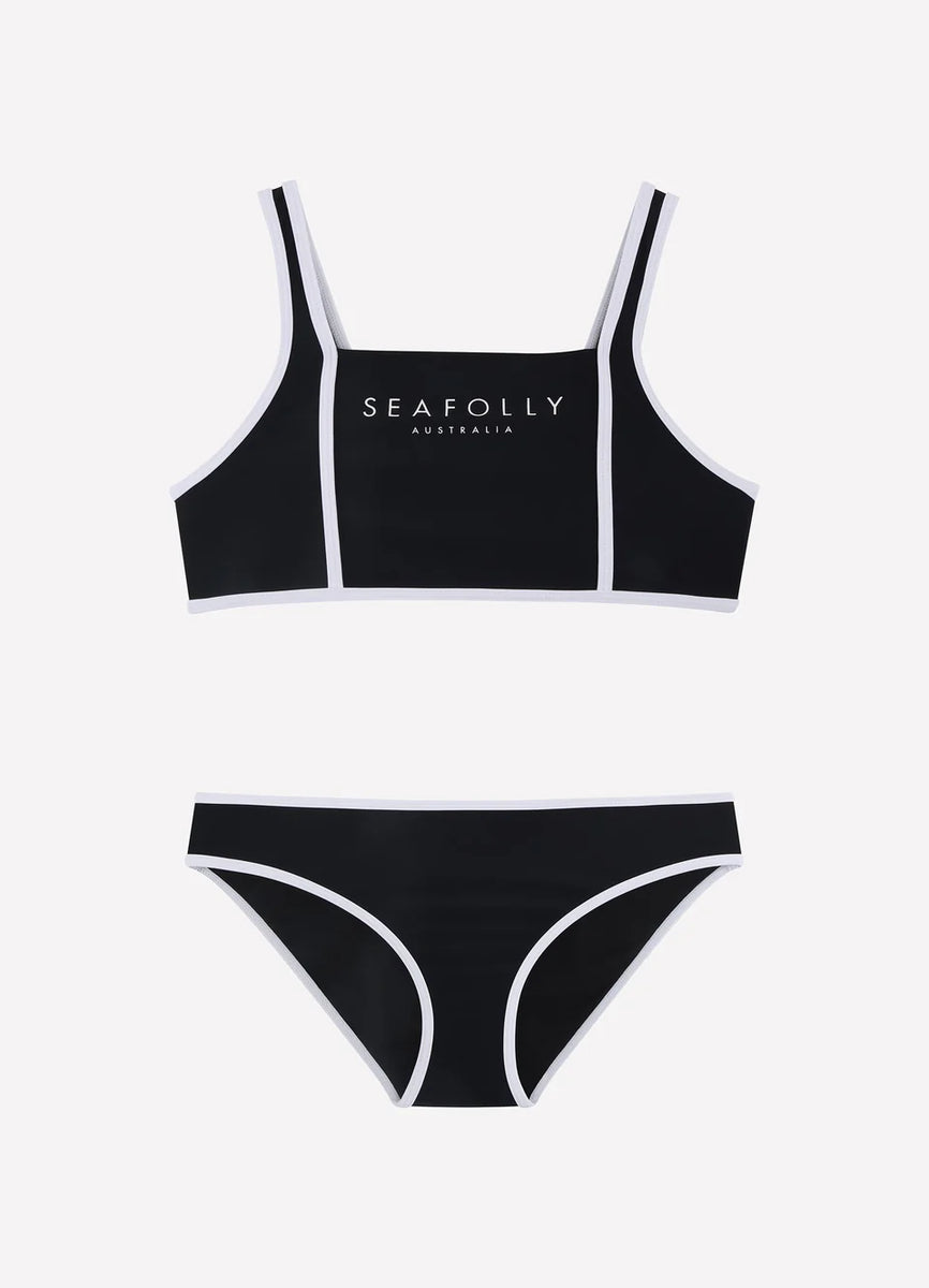 Seafolly Girls - Girls Essentials Tri Set - Azure | Swimwear Galore US