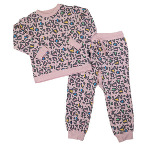 Girls Leopard Print Pyjamas by Korango