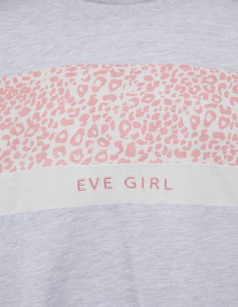 Girls Base Panelled LS Tee by Eve Girl