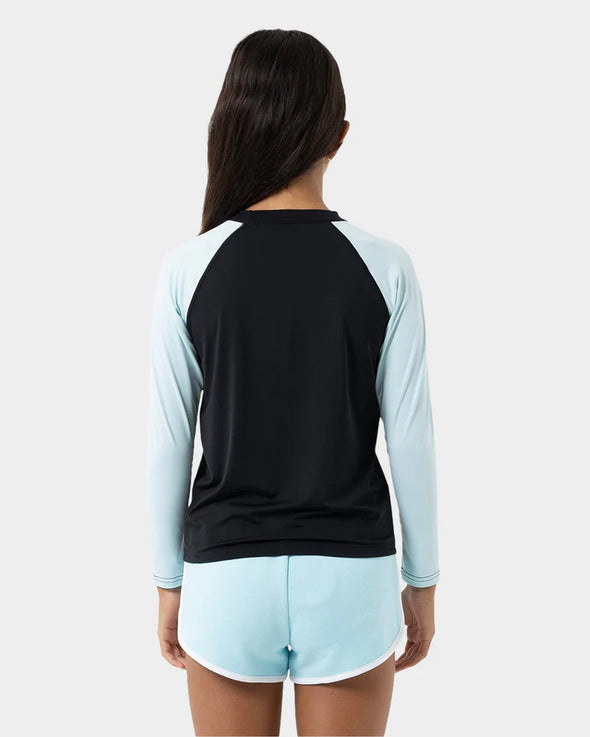 Checker Heart Dot Rash Guard by Santa Cruz