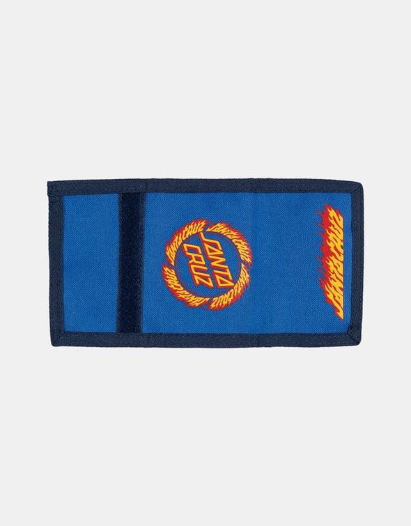Flame Ringed Dot Wallet by Santa Cruz