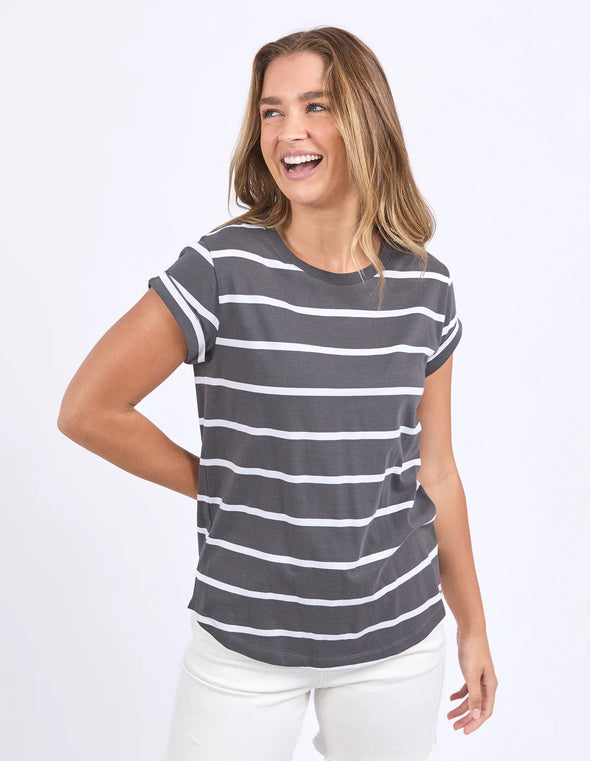 Manly Stripe Tee by Foxwood