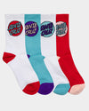 Other Dot Crew Sock (4 Pack) by Santa Cruz