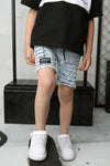 Rhodes Detailed Denim Shorts by Cracked Soda