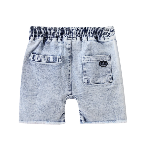 Rhodes Detailed Denim Shorts by Cracked Soda