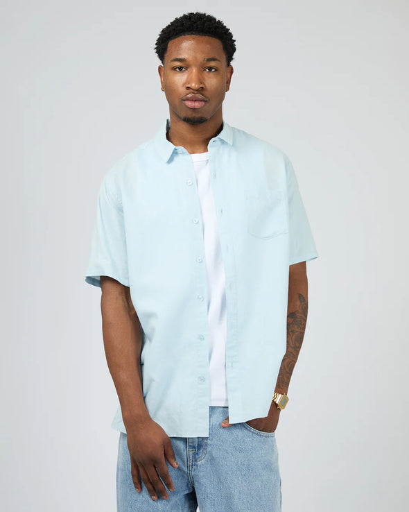 Textured Linen SS Shirt by Silent Theory