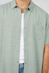 Textured Linen SS Shirt by Silent Theory