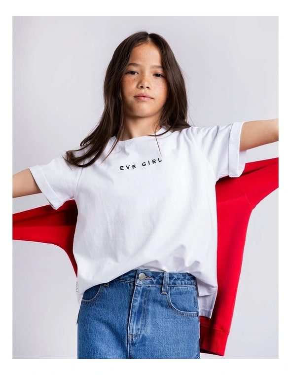 Girls Washed Tee by Eve Girl (3-7)