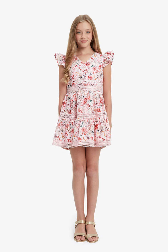 Zietta Floral Mini Dress by Bardot Junior