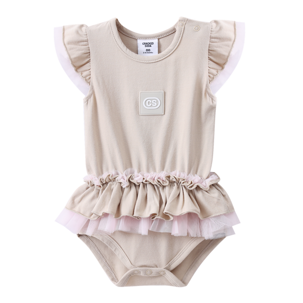 Ava Tulle Frill Bodysuit by Cracked Soda