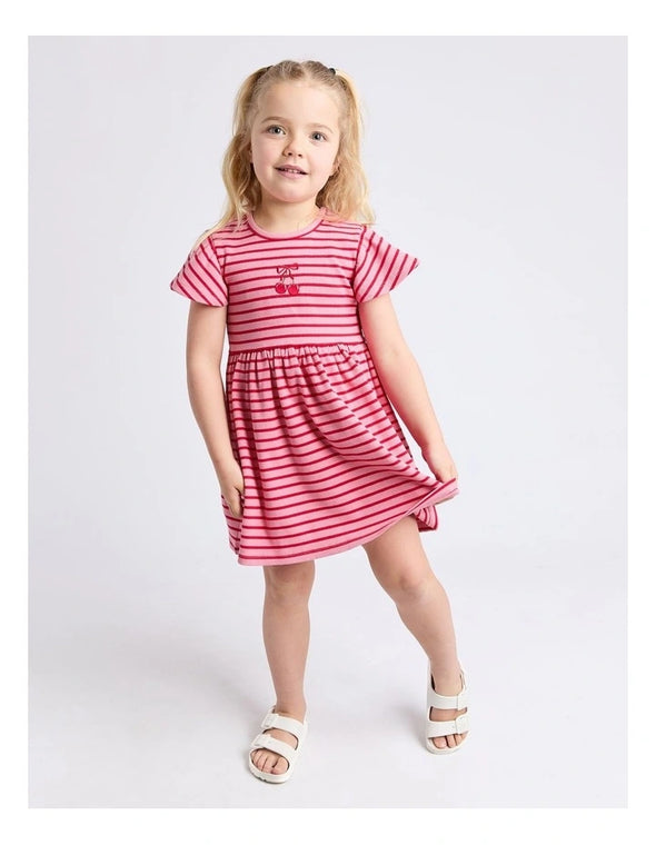 Girls Betty Rib Dress - Innocence and Attitude