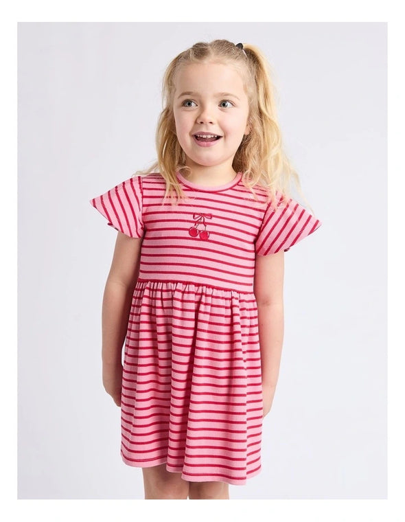 Girls Betty Rib Dress - Innocence and Attitude