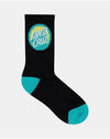 Youth Bold Shadow Dot Crew Sock (4 Pack) by Santa Cruz