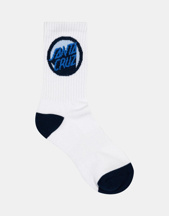 Youth Bold Shadow Dot Crew Sock (4 Pack) by Santa Cruz