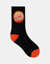 Youth Bold Shadow Dot Crew Sock (4 Pack) by Santa Cruz