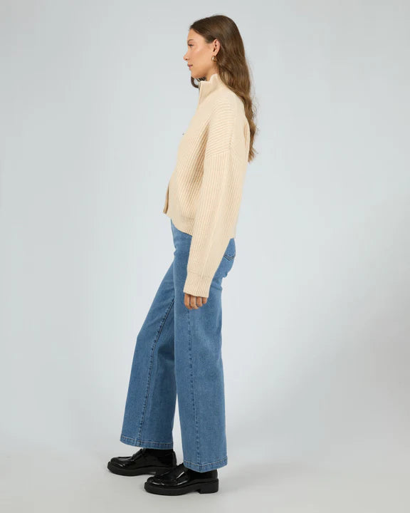 Bridie Knit Zip Through by All About Eve