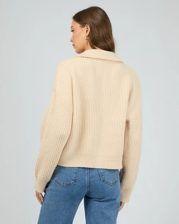 Bridie Knit Zip Through by All About Eve