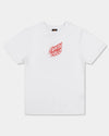 Crossbone Dot Mono Center Tee by Santa Cruz