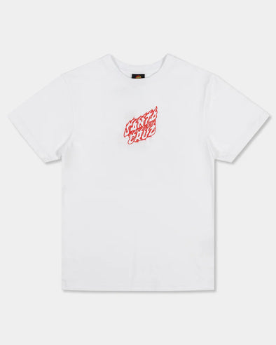 Crossbone Dot Mono Center Tee by Santa Cruz