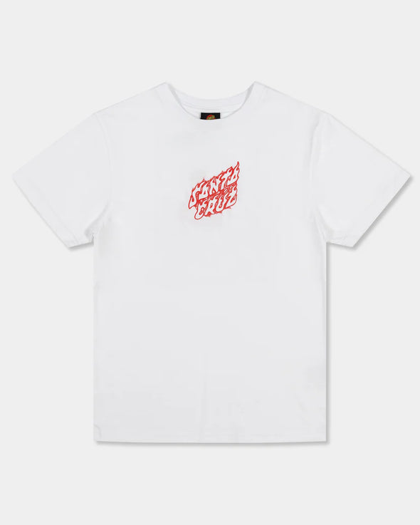 Crossbone Dot Mono Center Tee by Santa Cruz