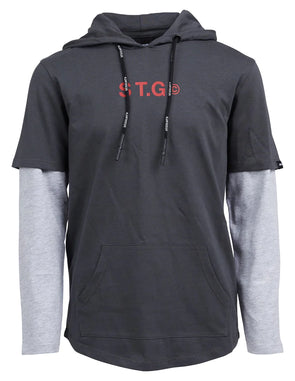 Down The Line Hooded Tee by St Goliath