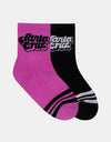 Groovy Stack Girls Mid Sock by Santa Cruz (2 Pack)