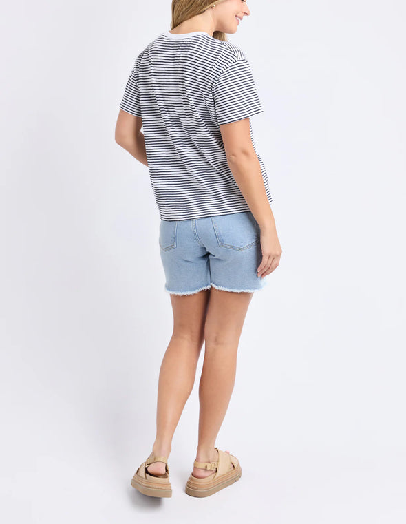 Hutch Stripe Tee by Foxwood