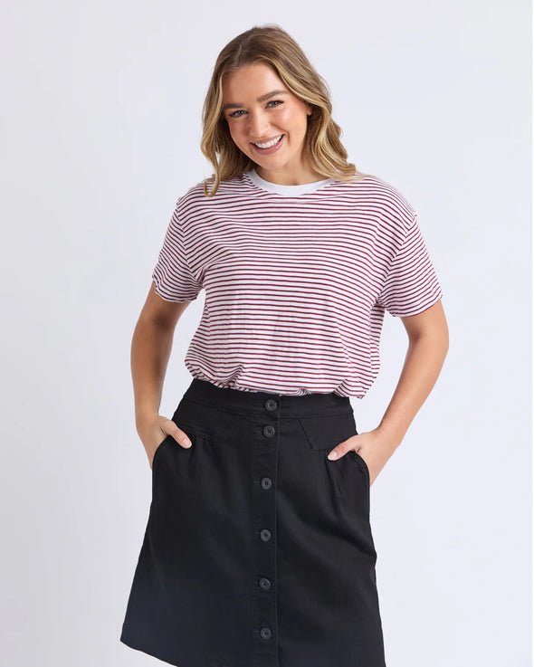 Hutch Stripe Tee by Foxwood