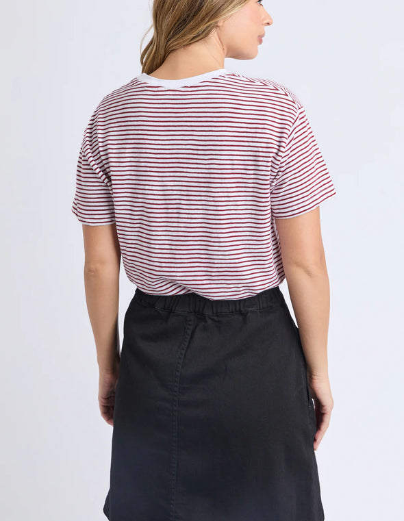 Hutch Stripe Tee by Foxwood