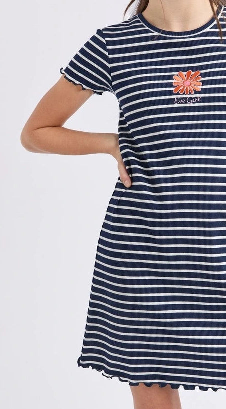 Issy Rib Tee Dress by Eve Girl