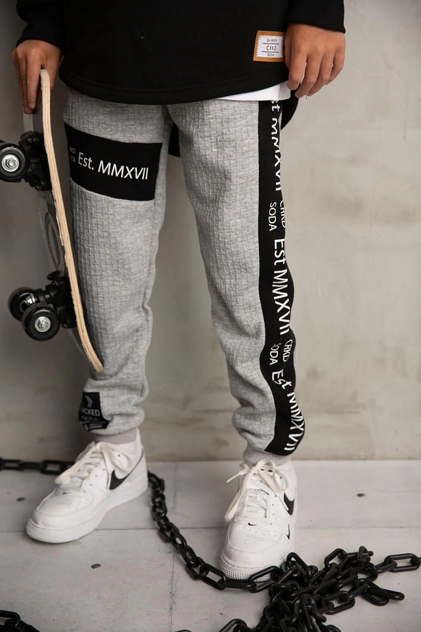 Jaxton Detailed Trackpants by Cracked Soda
