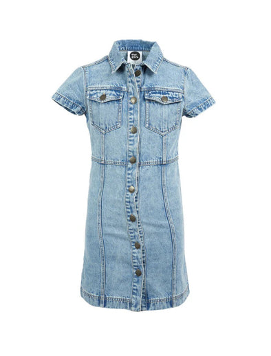 Jenny Denim Dress by Eve Girl – Innocence and Attitude