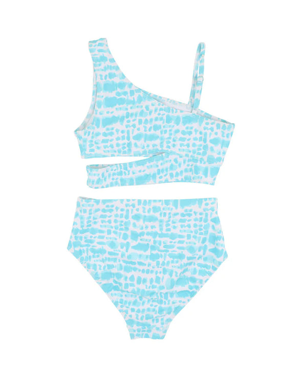 Koa Print Aqua Bikini by Minihaha
