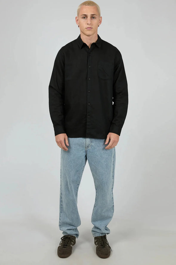 Linen LS Shirt II by Silent Theory