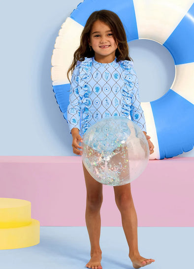 Girls Marbella Frill Rashie Set by Seafolly