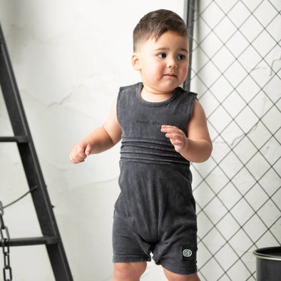 Mateo Detailed Romper by Cracked Soda