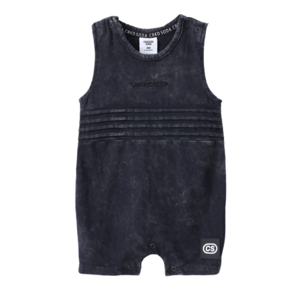 Mateo Detailed Romper by Cracked Soda