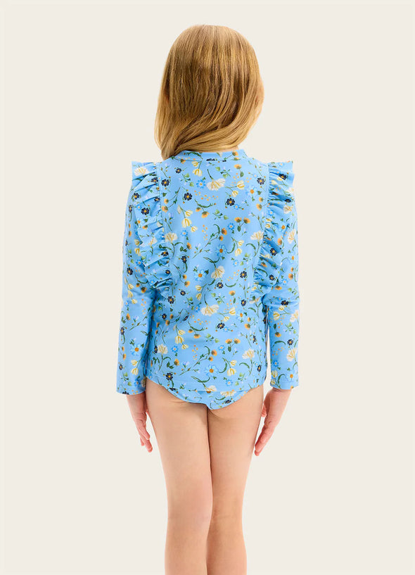 Girls Modern Romance Frill Rashie Set by Seafolly Kids