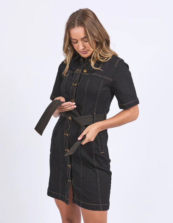 Riva Denim Dress by Foxwood