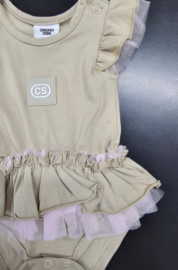 Ava Tulle Frill Bodysuit by Cracked Soda