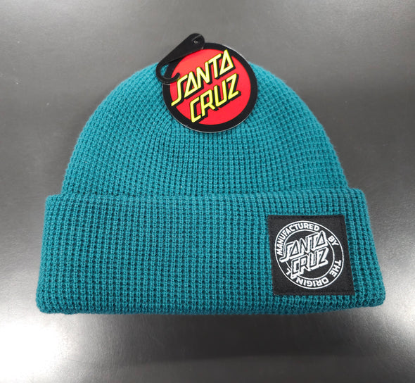 Boys MFG Dot Waffle Beanie by Santa Cruz