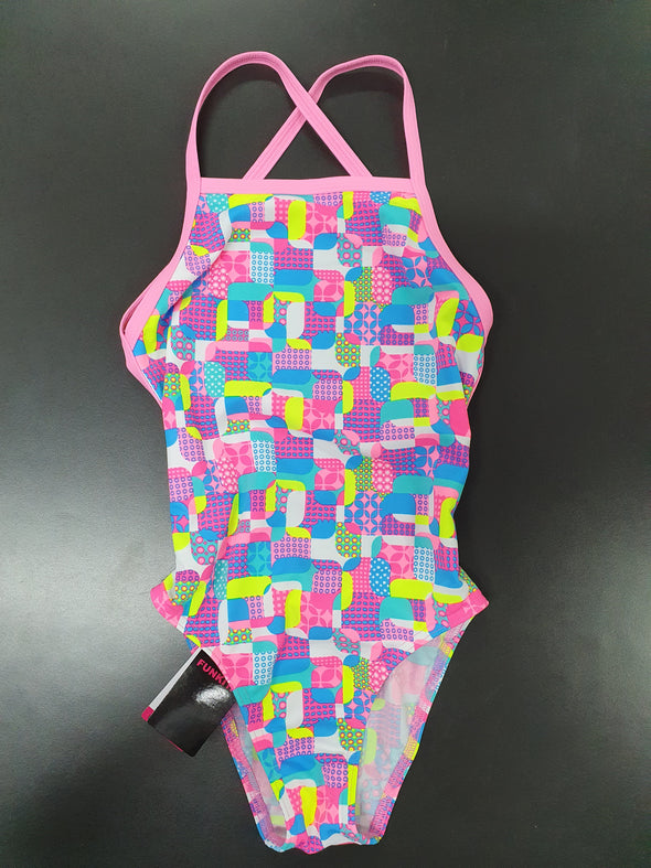 Girls Patched Up One Piece by Funkita - Innocence and Attitude