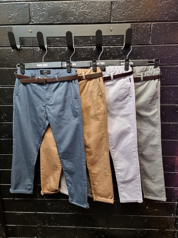Boys Cuba Stretch Chino Pants by Indie Kids (8 Colours) - Innocence and Attitude