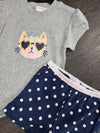 Girls Cool Cat PJ's by Huckleberry