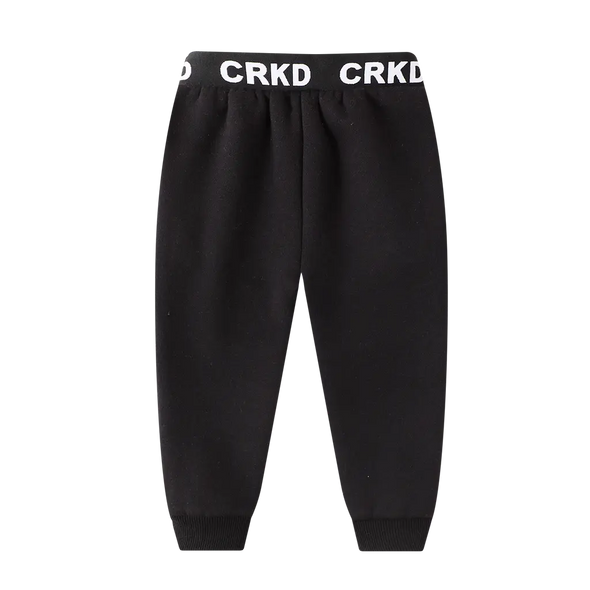 CRKD Embossed Trackpants by Cracked Soda