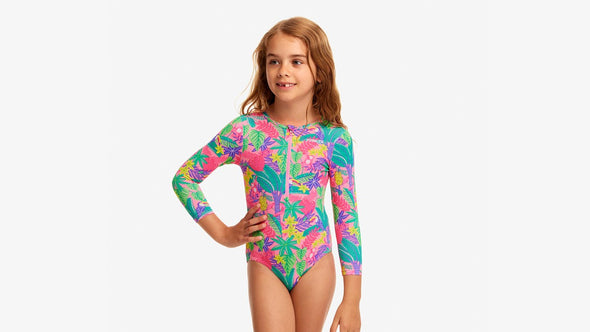 Girls Sun Cover 1 Piece Jungle Party by Funkita