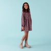 Evalina LS Leopard Print Dress by Designer Kidz