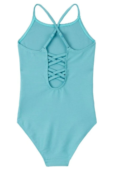 Florence Lattice Back One Piece by Seafolly Girls