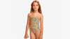 Girls Printed One Piece Square Stare by Funkita